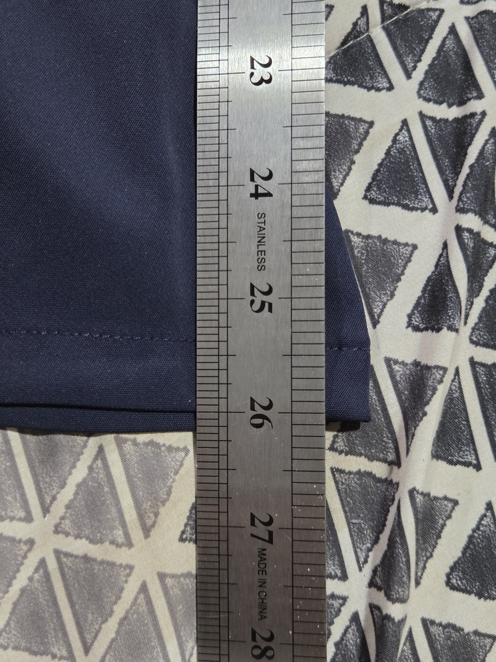 NWT Halara Wrap Tie Side Zip High Rise Wide Leg Career Pants Navy L Petite - Picture 9 of 9